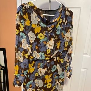 Zara floral dress